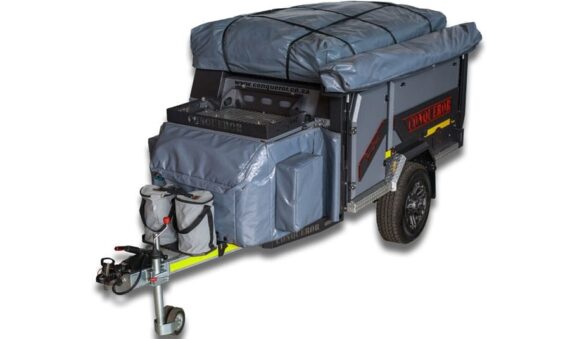 Fully packed and ready-to-go Conqueror Comfort Platinum Edition off-road camper trailer